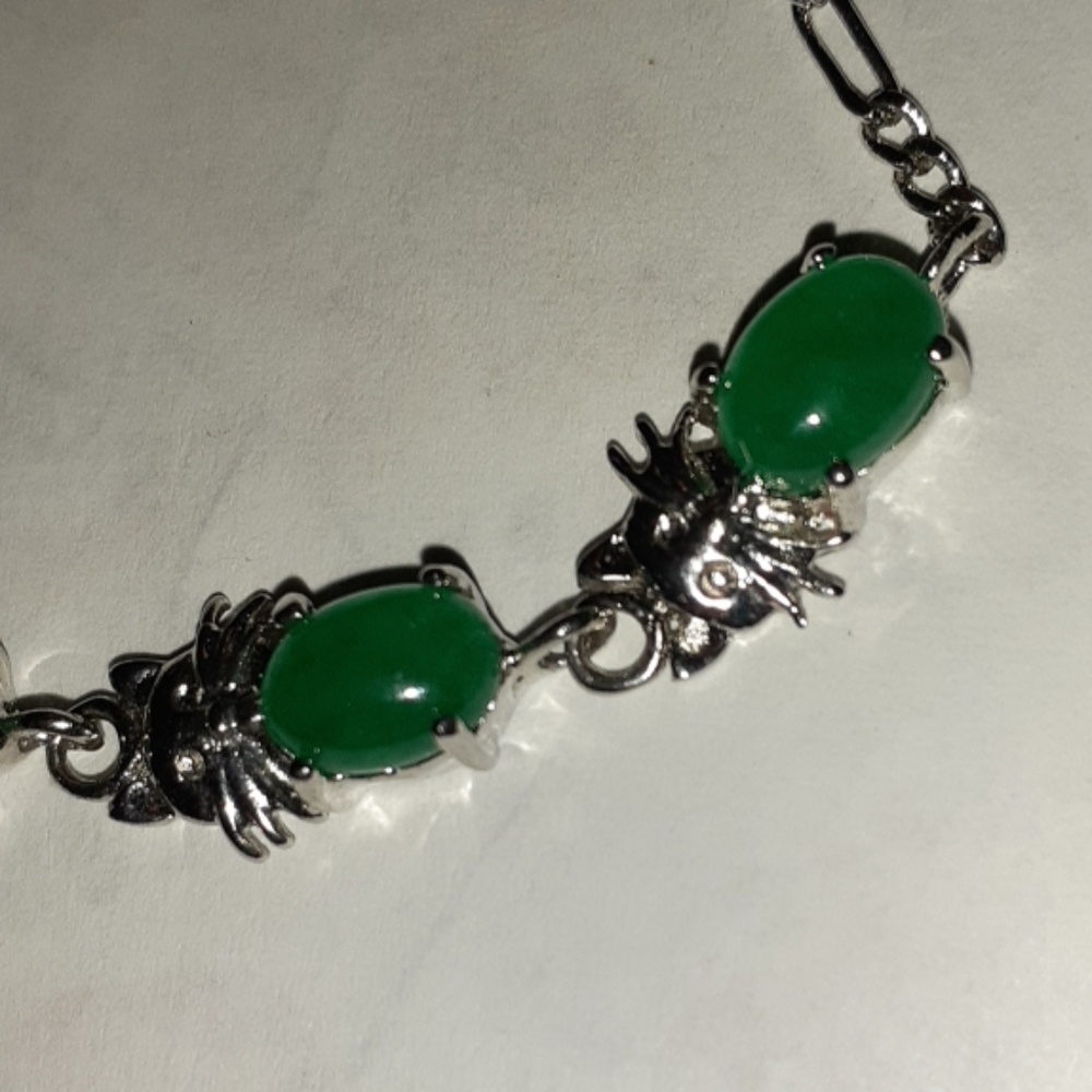 VTG Saint Patties Day 18kt GP Kitty Bracelet - Picture 2 of 8